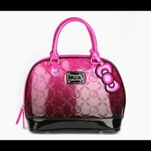Hello kitty pink ombré embossed bag..